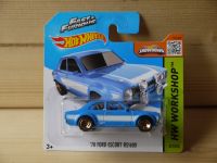 2015 Hot Wheels '70 Ford Escort RS1600 blau Fast & Furious Rheinland-Pfalz - Asbach Vorschau