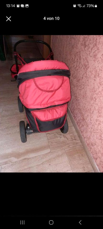 3 in 1 Kinderwagen mit Babyschale in Hartha