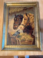 Gemälde Pferde mit Taube A. Calligari ‘45 Bayern - Rosenheim Vorschau