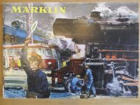 Märklin Katalog von 1956 | Bild "Bahnhofskulisse" West - Nied Vorschau