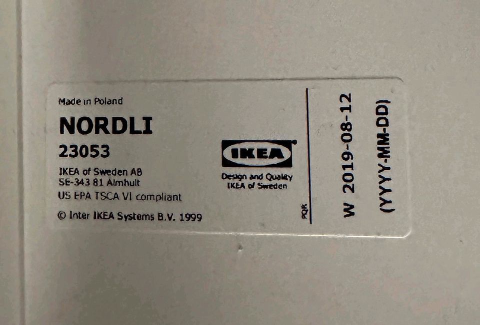 Nordli Kopfteil weiß Ikea in Mannheim