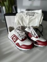 Gucci Sneaker Leder Turnschuhe Gr. 38,5 Weis/Rot Baden-Württemberg - Karlsruhe Vorschau