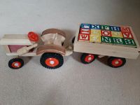 Traktor Holz Anhänger Spielzeug Buchstabenwürfel Bilderwürfel Buchholz-Kleefeld - Hannover Groß Buchholz Vorschau