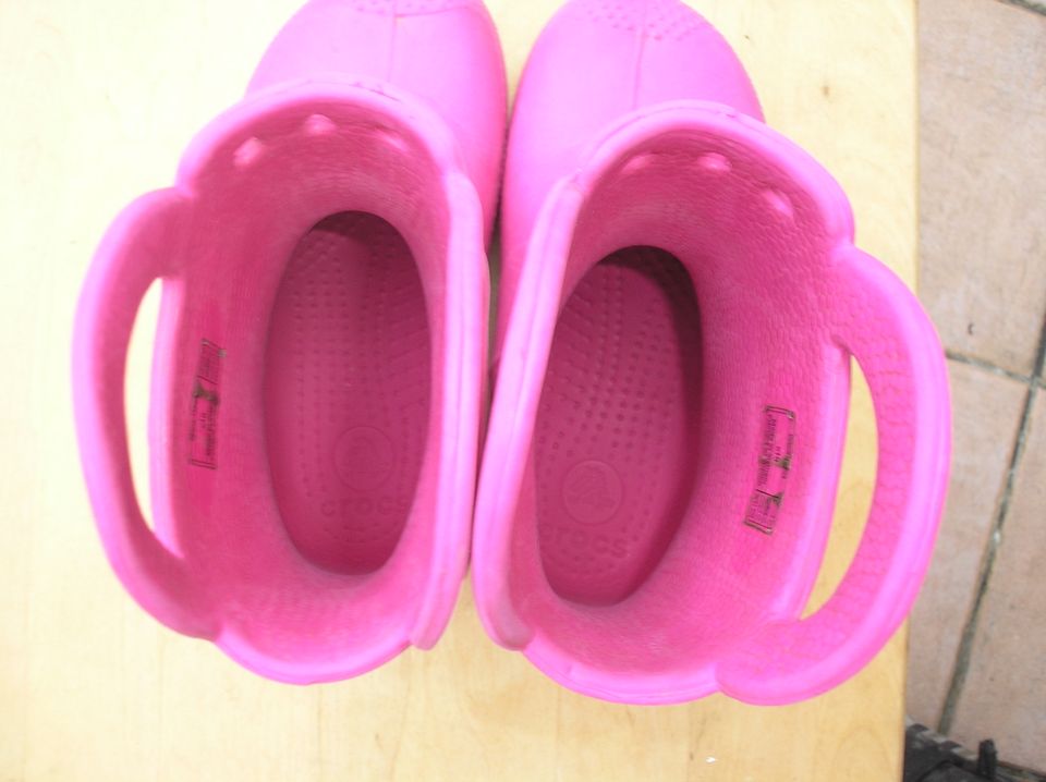 CROCS Gummistiefel, Gr. 27- 28, Pink, "Federleicht" ! in Krefeld