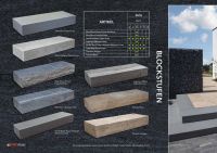 Blockstufen Granit 15x35×cm hellgrau gesägt+geflammt+gefast Sachsen - Nünchritz Vorschau