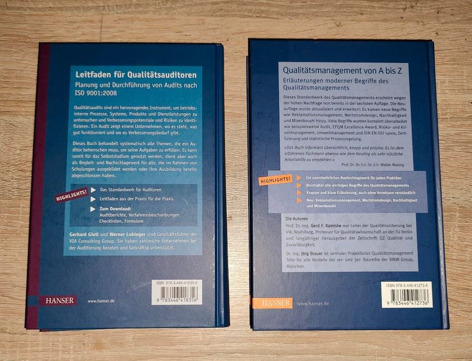 Hanser Bücher Qualitätsm. A-Z / Leitfaden für Qualitätsauditoren in Waldbronn
