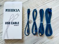 NEU: 4 mini USB Kabel, 0,50m-3,00m, in OVP Brandenburg - Karstädt Prignitz Vorschau