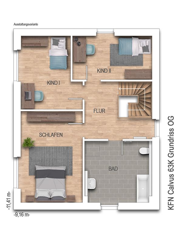 KFN-förderfähiges Einfamilienhaus 160 m² - voll ausgestattet - Heinz von Heiden GmbH Massivhäuser in Buxtehude