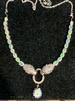 Halskette 925 Silber mit opal und tansanit sehr schön Wandsbek - Hamburg Farmsen-Berne Vorschau