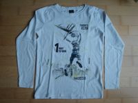 Langarmshirt Gr. 158/164 weiß mit Basketball-Druck Niedersachsen - Seevetal Vorschau