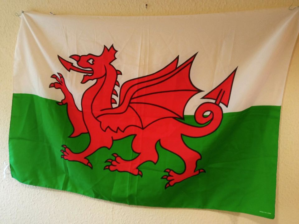 Wales Nationalflagge Drache Fußball Sport 100x70cm Deko in Chemnitz