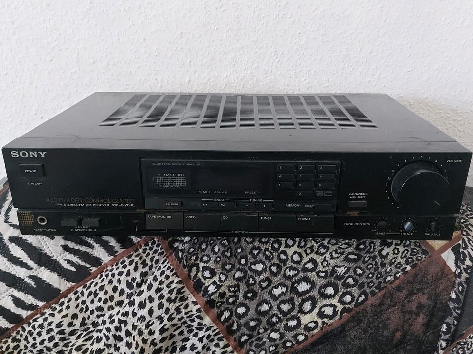 Sony FM-AM Receiver Audio / Video Center Verstärker Sound in Altdorf bei Nürnberg