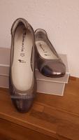 Tamaris Ballerina, Grau/Silber, Gr. 40, Leder, NEU Bayern - Regensburg Vorschau