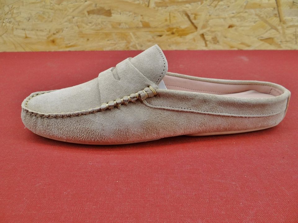 Pretty Ballerinas JOSEPHINE Pantoletten Sandalen Leder sand Gr.39 in Stadtallendorf