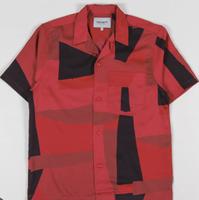 Carhartt WIP S/S Geo-Shirt Cornel kurzarm Hemd Gr. L rot Bayern - Metten Vorschau