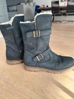 Lederstiefel gefüttert warm Tex blau Gr. 38 Bayern - Stadtbergen Vorschau