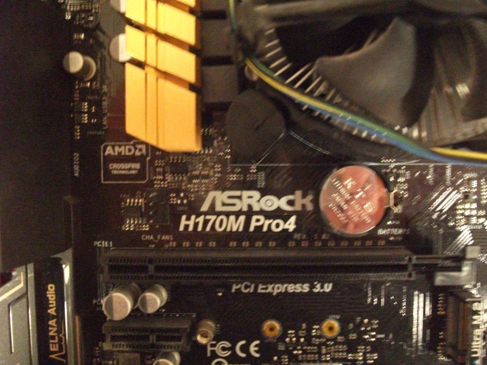 PC Aufrüstkit Intel i5-6600 mit Asrock H170M Pro 4 u. 8 GB DDR 4 in Lehre