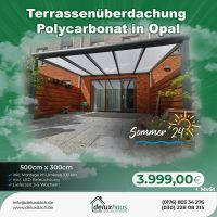 ALU Terrassendachüberdachung mit Polycarbonat 3.999 Euro Brandenburg - Schönefeld Vorschau