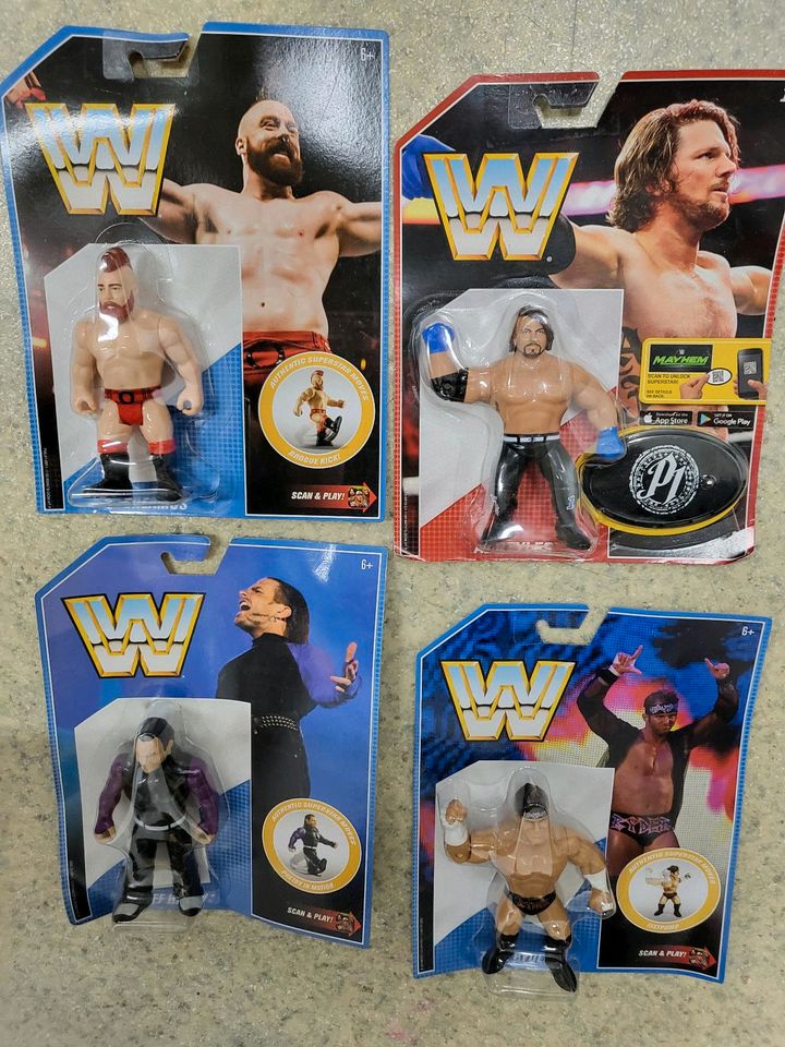 Wwe mattel retro jeff Hardy zack ryder sheamus aj styles in Gladenbach