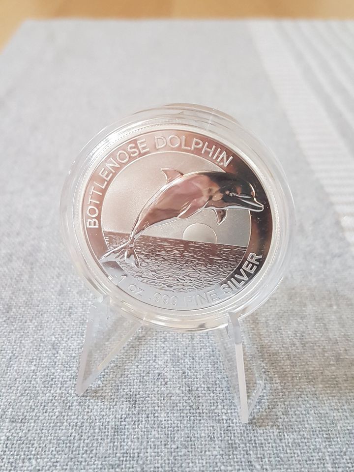 1 oz Silber Münze Australien 1 Dollar Bottlenose Dolphin 2019 in Arnsberg