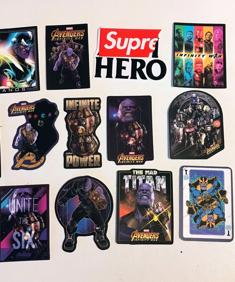 18 Sticker Marvel - Avengers Endgame Infinity War in Greifenstein