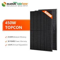 BLUESUN 450W FULL BLACK Glas/Glas TOPCON N-Type PV Modul Panel Nordrhein-Westfalen - Oer-Erkenschwick Vorschau