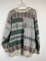 Vintage Crazy Pattern Sweater - Retro Pullover - 90s - 1A - Gr. L Niedersachsen - Neuenhaus Vorschau