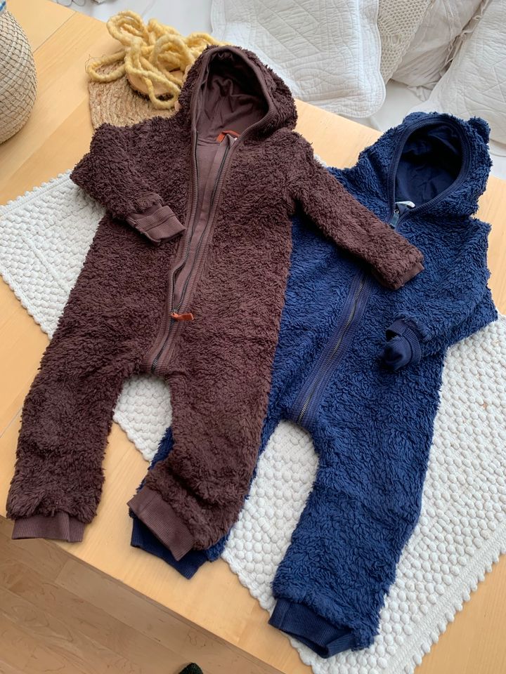 Hessnatur Teddy Overall Anzug 86/92 und 74/80 in Herbolzheim