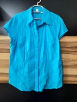 Bluse, Kurzarm, blau, Gr.46 Bayern - Aurach Vorschau