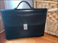 Aktentasche Collegetasche edle Laptoptasche echtes Leder schwarz Bayern - Antdorf Vorschau