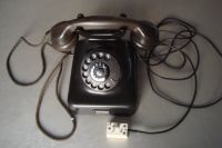 Bakelit Telefon Post W 48 schwarz mit Wählscheibe 60er Vintage Hessen - Seligenstadt Vorschau