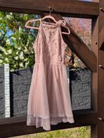 Vila Damen Kleid, rosa mit Spitze, Größe 40 Brandenburg - Brieskow-Finkenheerd Vorschau