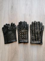 Lederhandschuhe Nieten schwarz Größe 7,7 Baden-Württemberg - Rot am See Vorschau