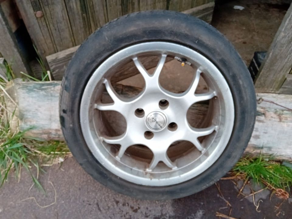 4xAlu-Felgen Borbet.15zoll / 4x100 / Golf 3 / ET35 kein Profil ! in Kleinblittersdorf