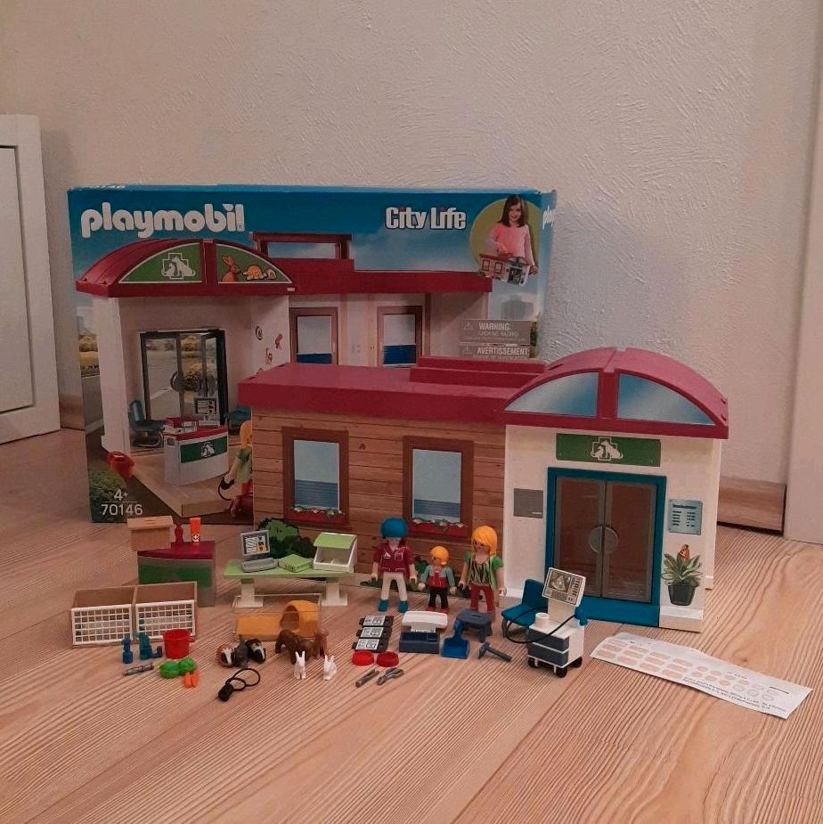 Playmobil 70146 Tierklinik zum Mitnehmen OVP in Biebergemünd