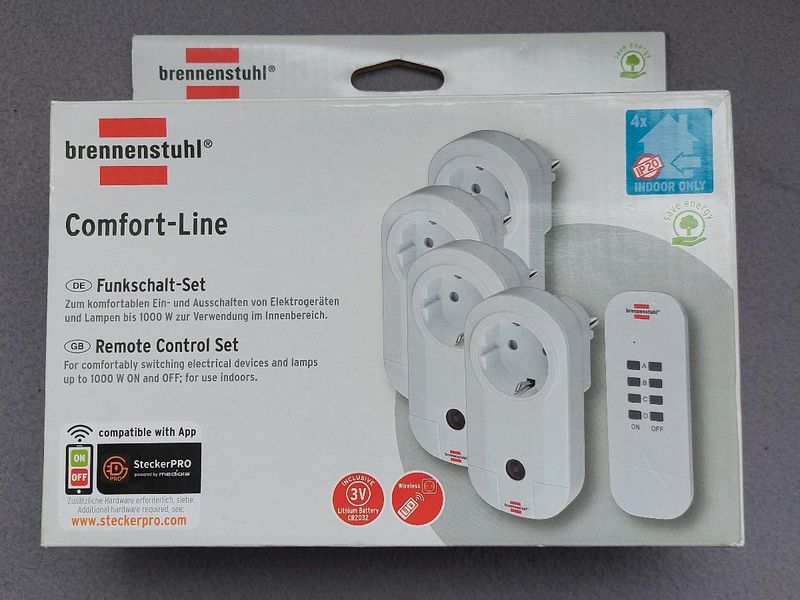 Comfort-Line Funkschalt-Set 4x IP20