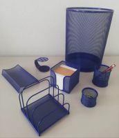 WEDO Schreibtischset Komplettset Office 7 tlg 63103 Metall blau Baden-Württemberg - Rietheim-Weilheim Vorschau