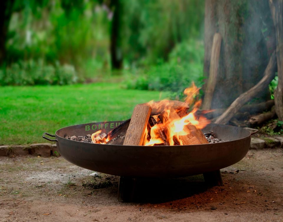 BonBowl 100 Corten BonFeu Feuerschale Plancha Feuerschale Grill in Stuhr