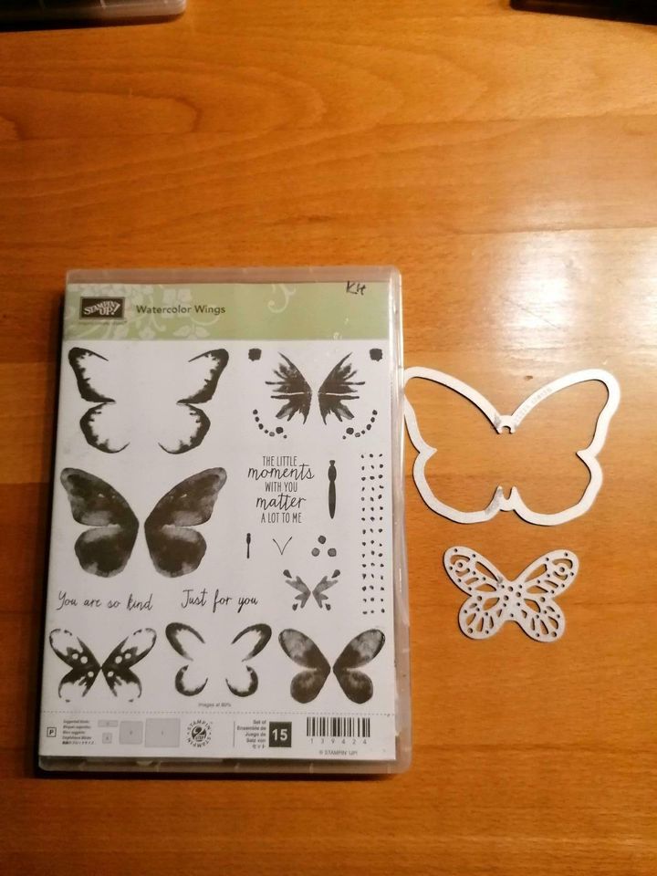 Stampin up Stempelset "Watercolor Wings" mit Framlits Schmetterli in Drochtersen