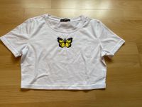 Shein crop Top T-Shirt Schmetterling Gr. S wie neu weiß Baden-Württemberg - Appenweier Vorschau