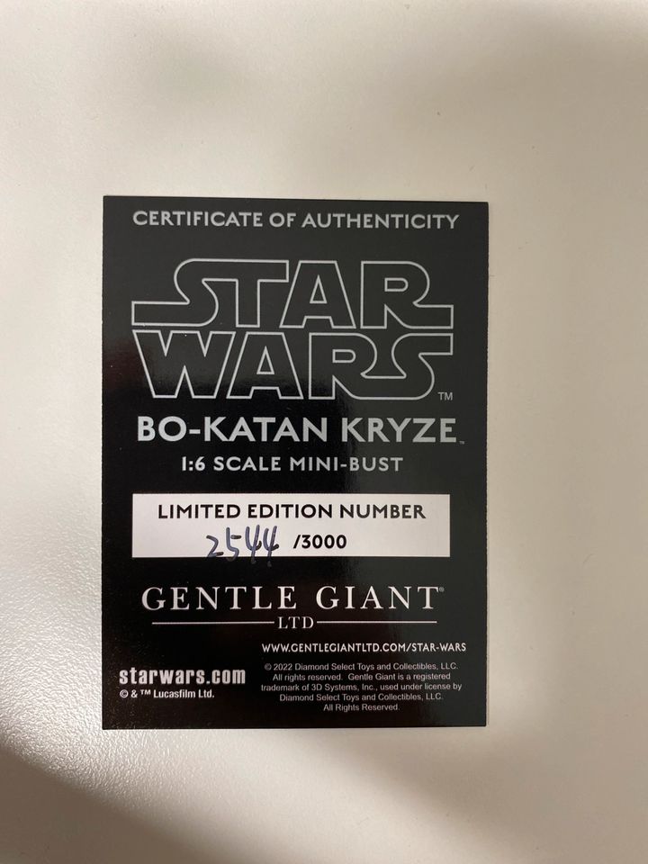 Gentle Giant Star Wars The Mandalorian Büste 1/6 Bo-Katan Kryze in Rodgau
