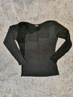 Langarmshirt Schwarz Spitze 2XL Hessen - Ehringshausen Vorschau