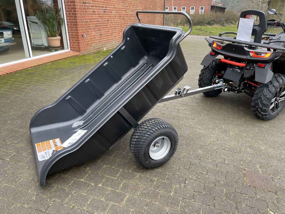 SHARK ATV TRAILER GARDEN 680 BLACK, 2 WHEEL in Kirchgellersen