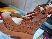 Kork Pumps zum schnüren Sachsen-Anhalt - Zehbitz Vorschau