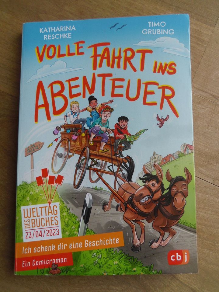 Volle Fahrt ins Abenteuer Comic Buch Katharina Reschke Welttag in Plankstadt