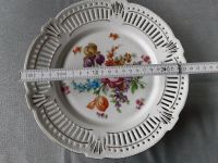 Vintage Kuchen - Gebäck Obst Teller & Lochmuster Blumenmotiv 24cm Niedersachsen - Oldenburg Vorschau