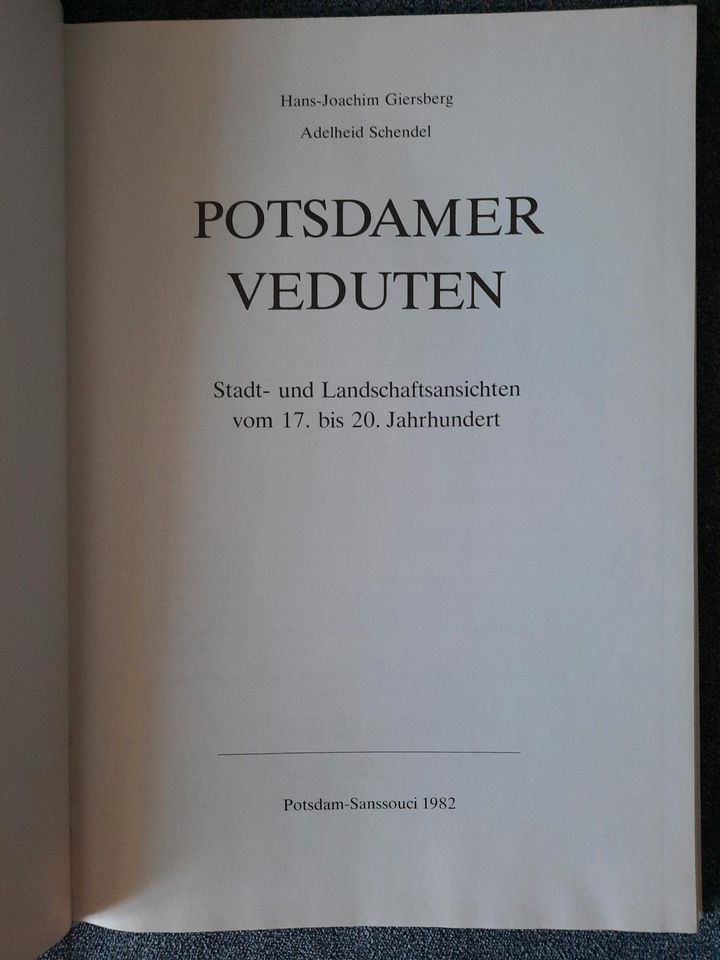 Potsdamer Veduten  Buch Bildband in Kleinmachnow