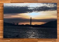 Foto Leinwand Ausschnitt Golden Gate Bridge Nordrhein-Westfalen - Hamminkeln Vorschau