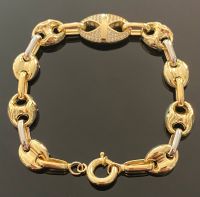 Bohnenarmband 585/14 Karat Goldkette Königskette Plattenkette Berlin - Neukölln Vorschau