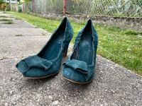 Pumps Petrol 38 handmade Nordrhein-Westfalen - Neukirchen-Vluyn Vorschau